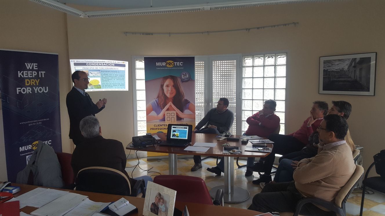 Formación técnicos humedades Murprotec Andalucía