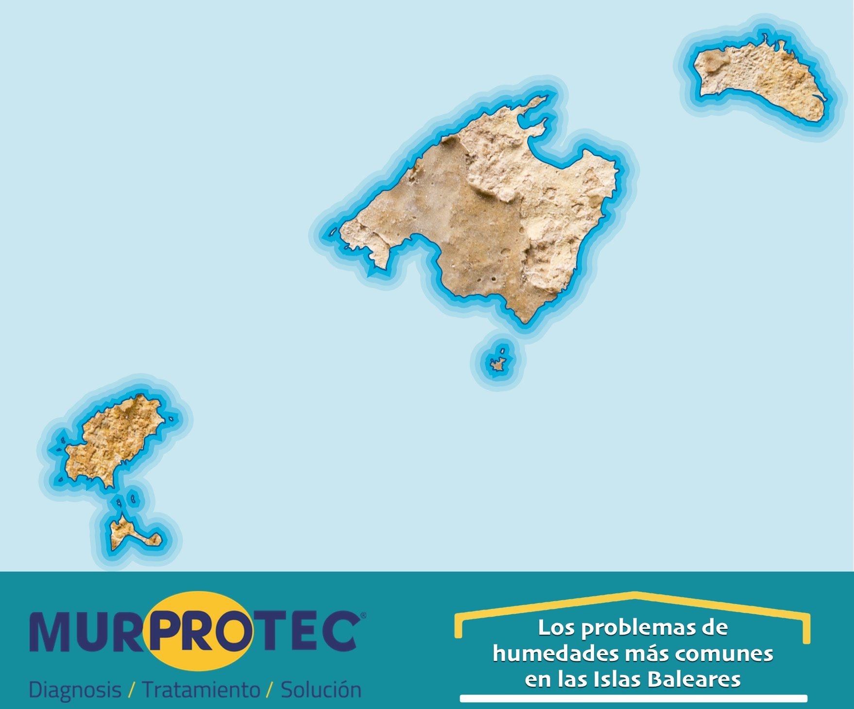 Tratamiento de humedades en vivienda en Islas Baleares | Murprotec
