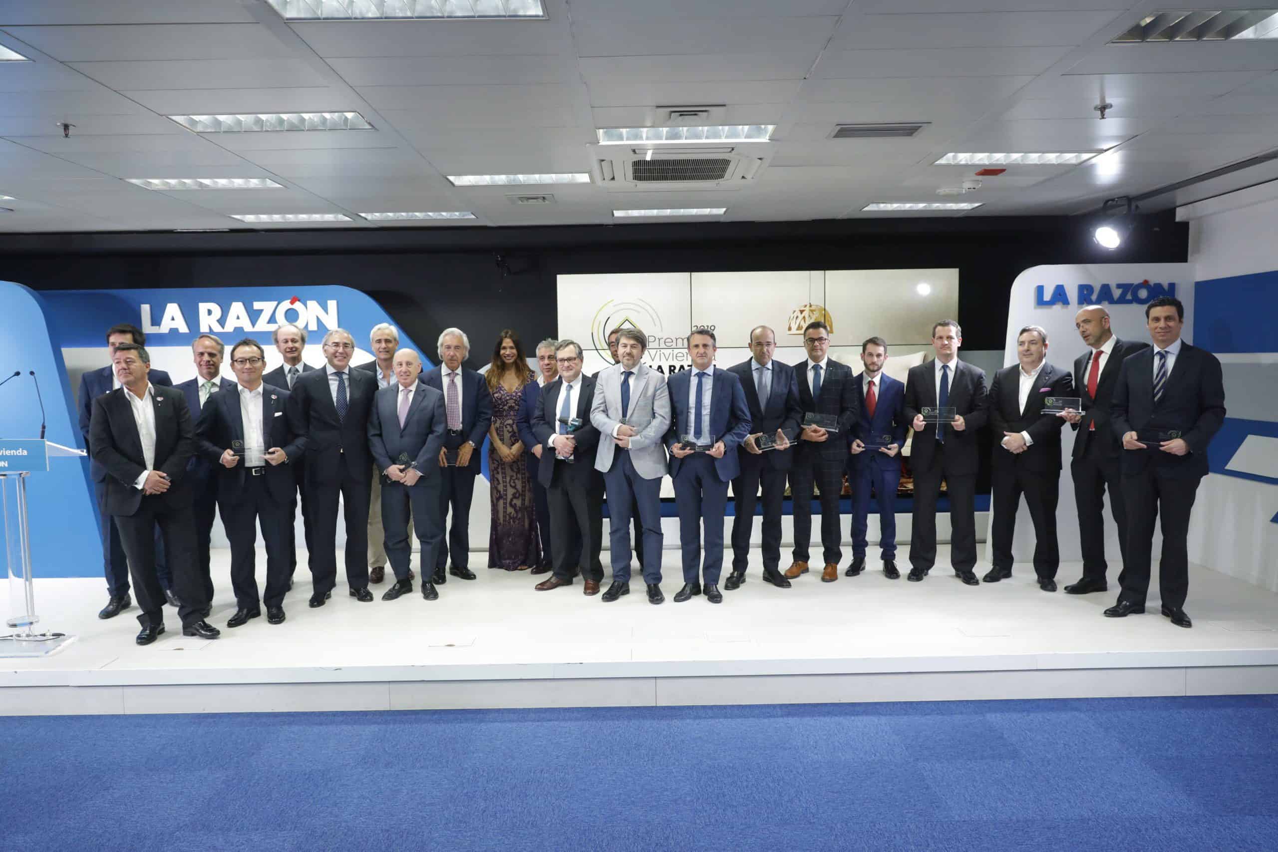 Foto de grupo de los I Premios Vivienda.