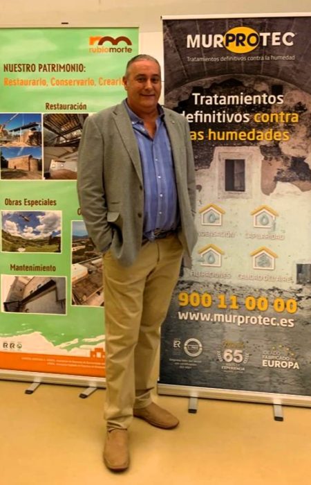Rafael Mínguez Tolosano, técnico de diagnóstico de Murprotec Zaragoza, durante la gala. Rafael Mínguez Tolosano, técnico de diagnóstico de Murprotec Zaragoza, durante la gala.