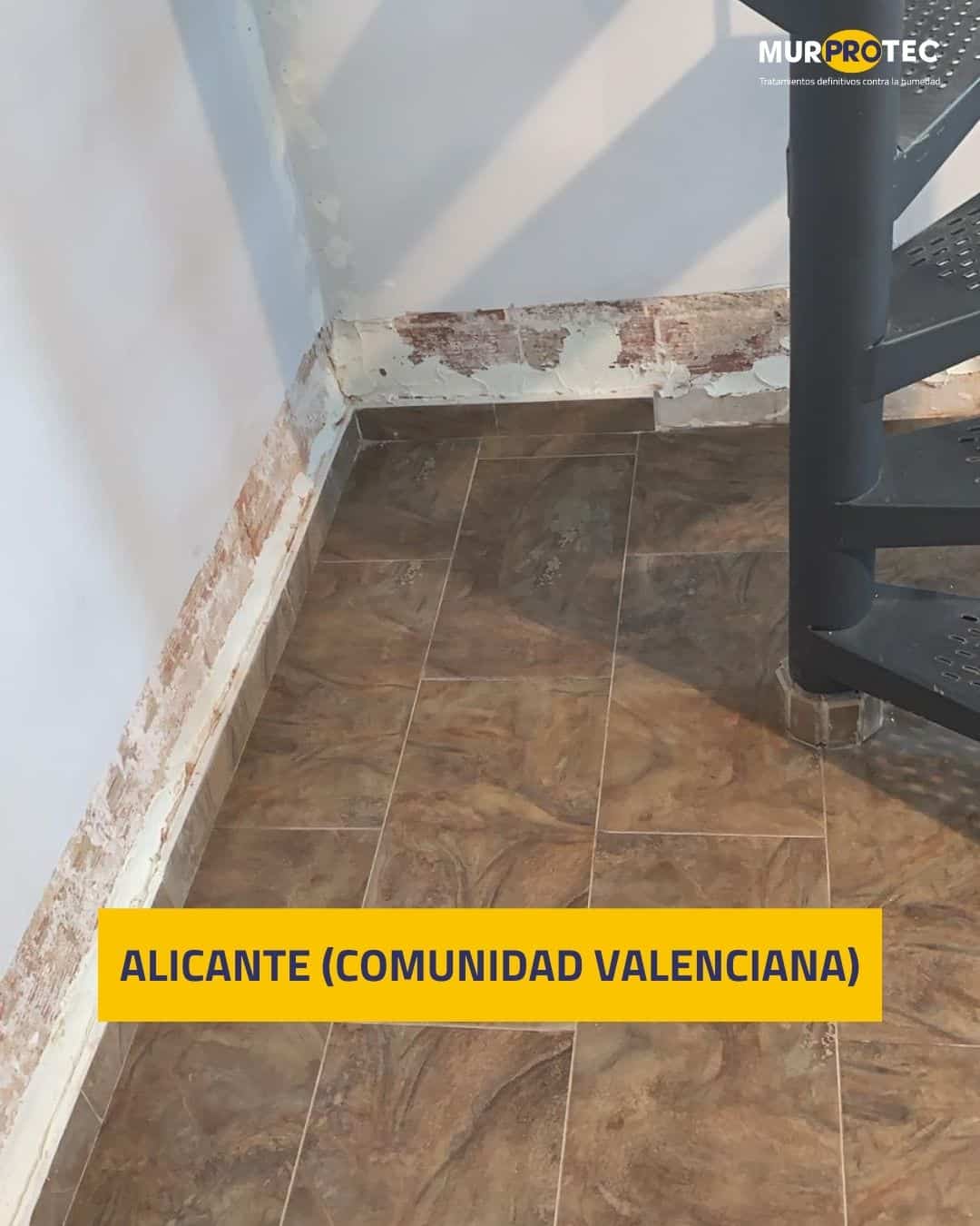 Tratamiento de humedades Alicante, Comunidad Valenciana