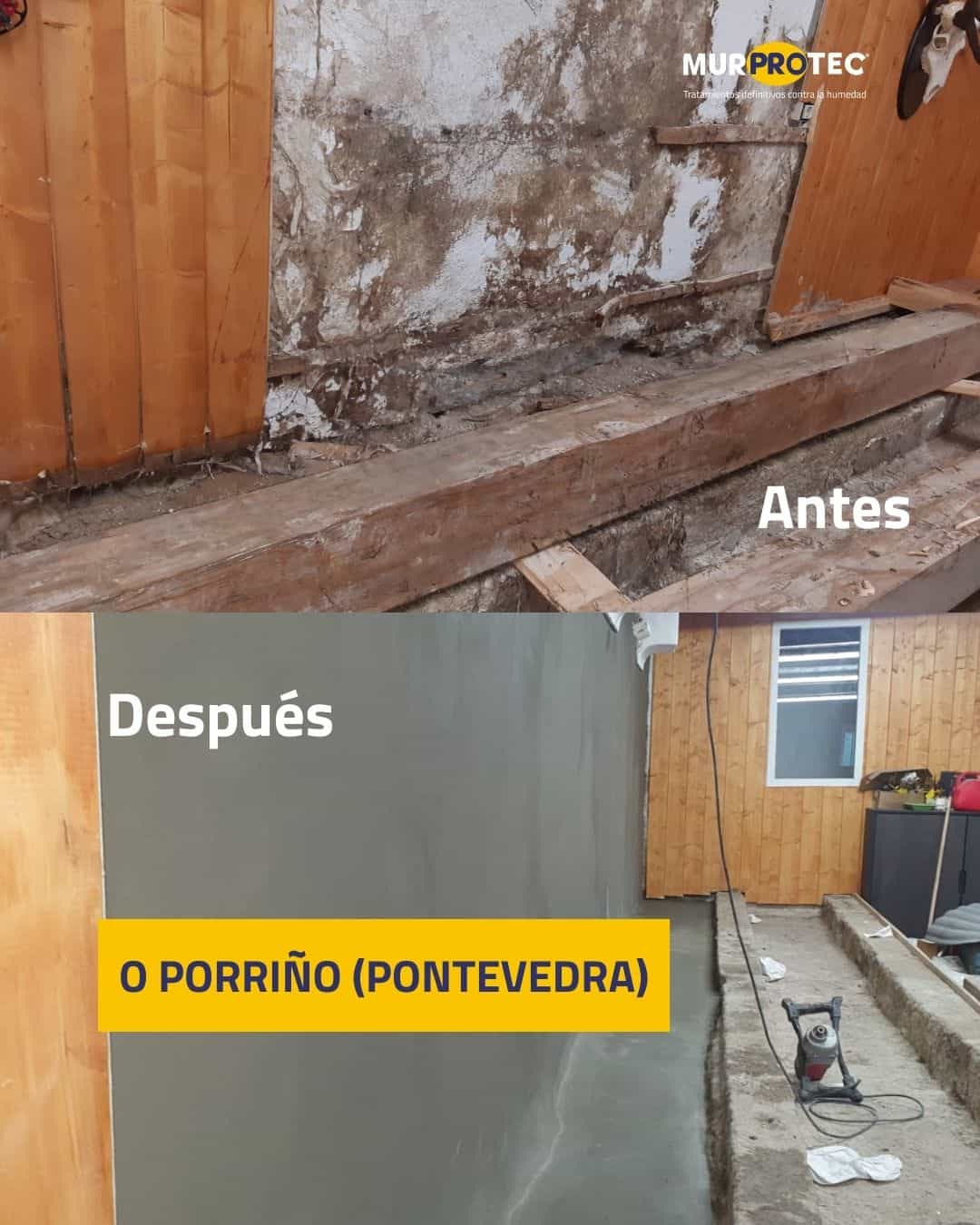 Humedad estructural O Porriño, Pontevedra