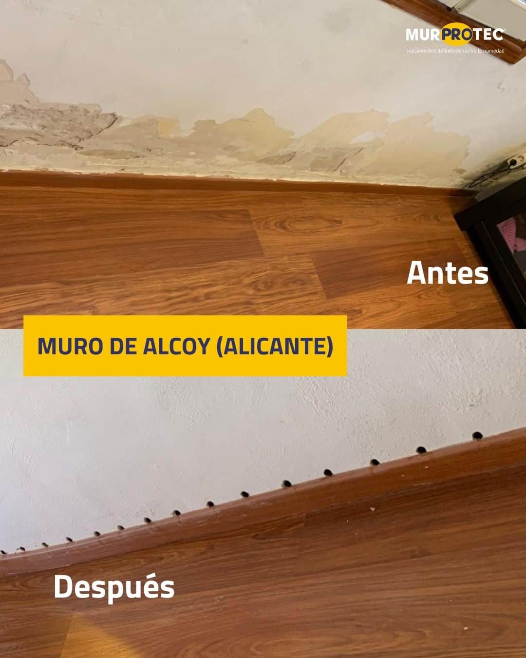 Eliminar la humedad Muro de Alcoy, Alicante