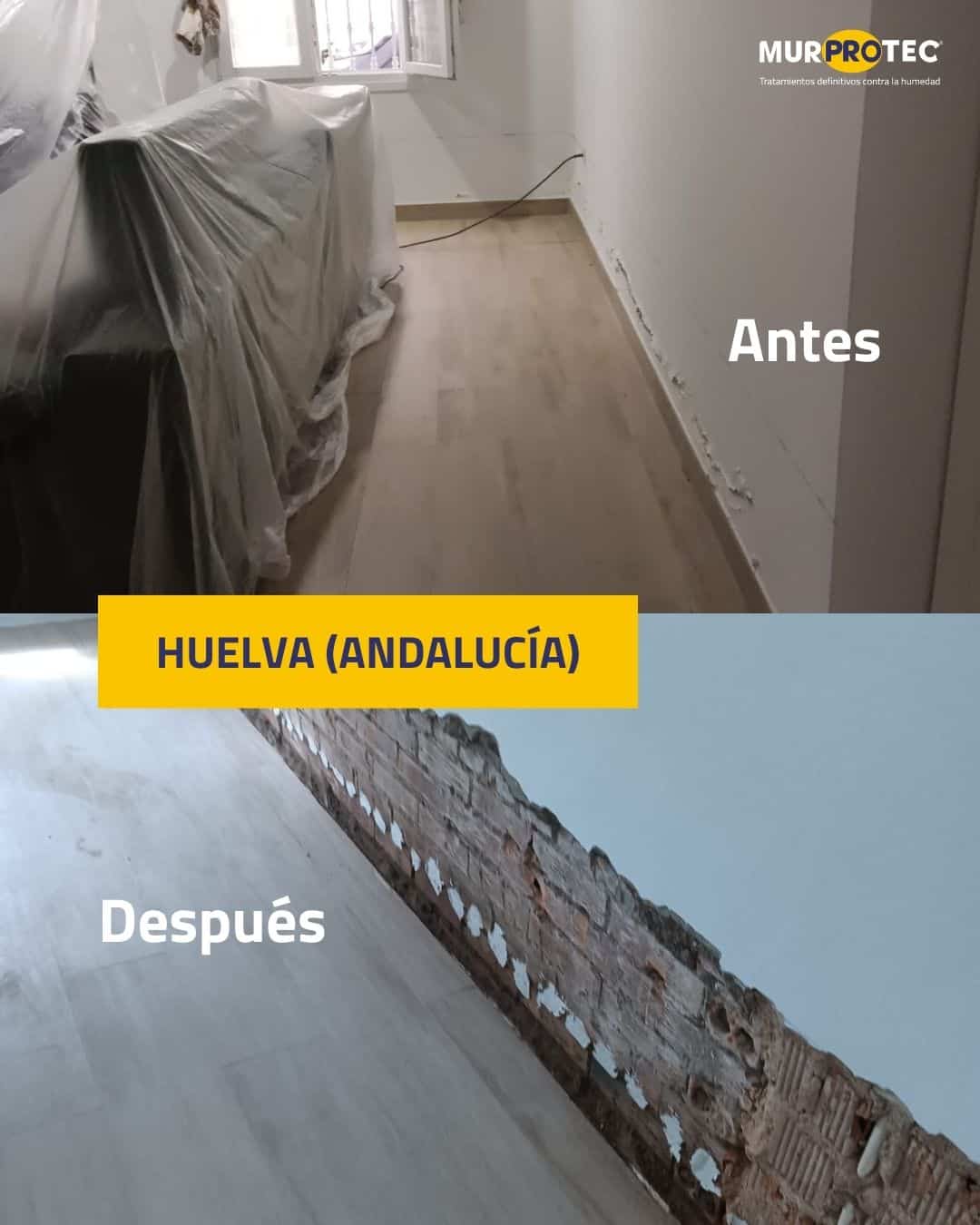 Tratamiento de humedades Huelva, Andalucía