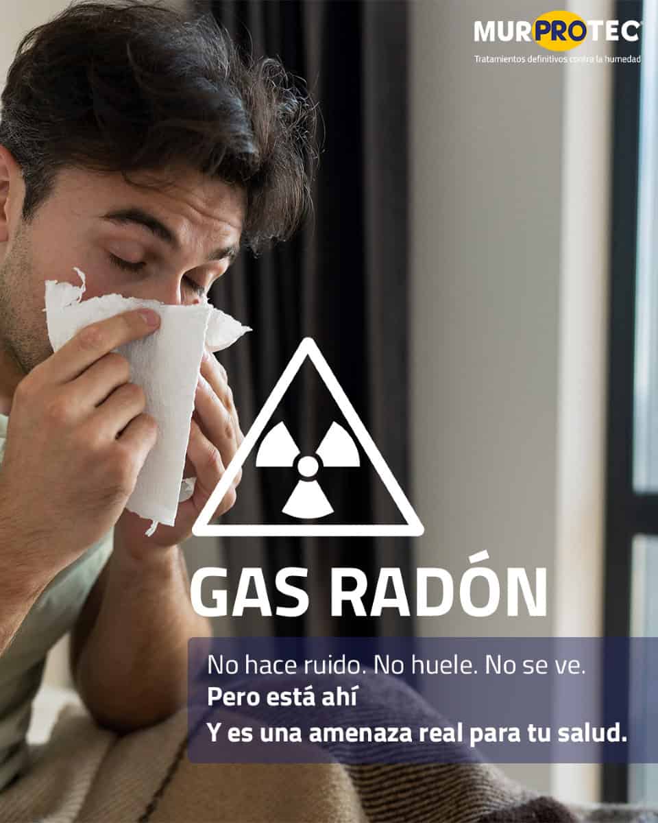 medición gas radón, calidad del aire interior