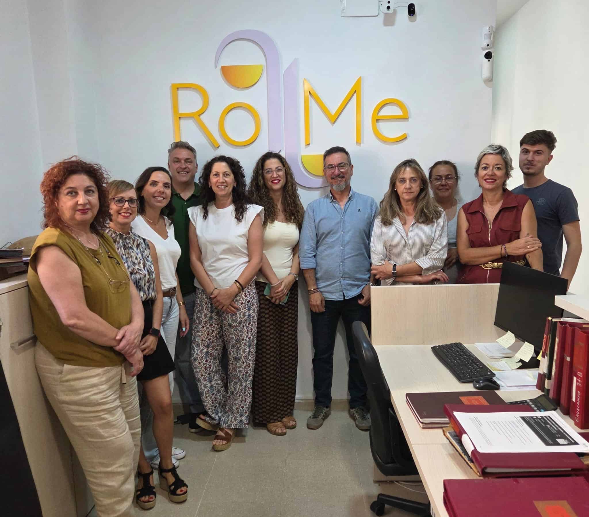 Juan Federico Gallardo con el equipo de Rome AAFF y Abogados encabezado por Alicia y Rosario Rodríguez